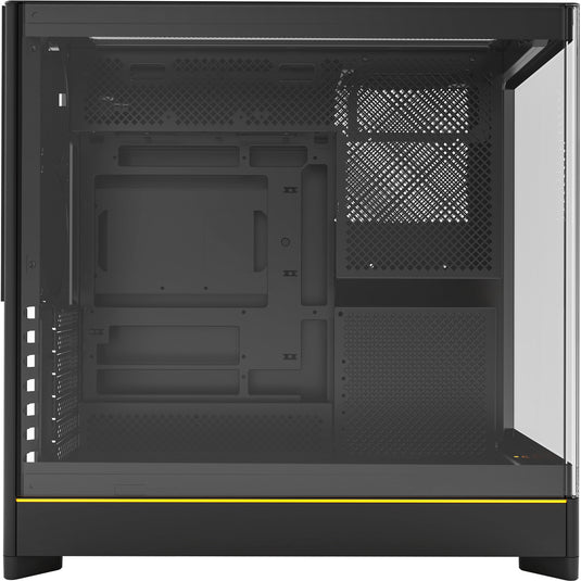 Montech hs02 midi tower behuizing (zwart | 2x usb-a | 1x usb-c | rgb | tempered glass)
