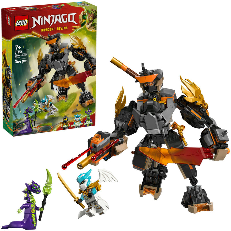 Load image into Gallery viewer, Lego ninjago 71854 cole's missiemecha en draak zane

