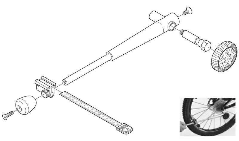 Load image into Gallery viewer, Shimano tl-rd11 rear dropout alignment tool
