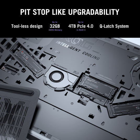 Asus rog strix g16 g615lr-s5072w 16 copilot+ gaming laptop (zwart grijs | core ultra 9 275hx | rtx 5070 ti | 32 gb | 1 tb ssd)