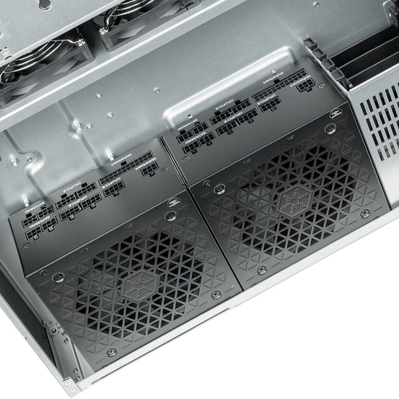 Load image into Gallery viewer, Silverstone rm61-312, rack, serverbehuizing (zwart | 6u)
