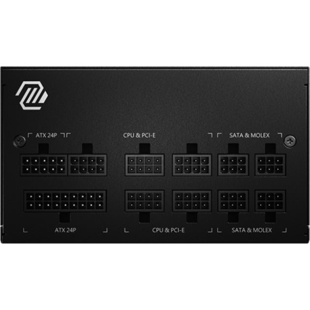 Load image into Gallery viewer, Msi mag a650gl pcie5 modulaire 650 watt voeding (zwart, 4x pcie)
