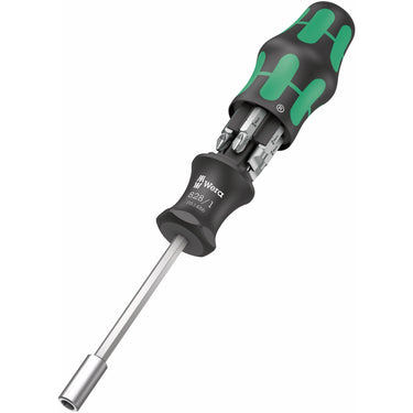 Wera kraftform kompakt 27 set 2 bitset (zwart groen, 7‑delig)