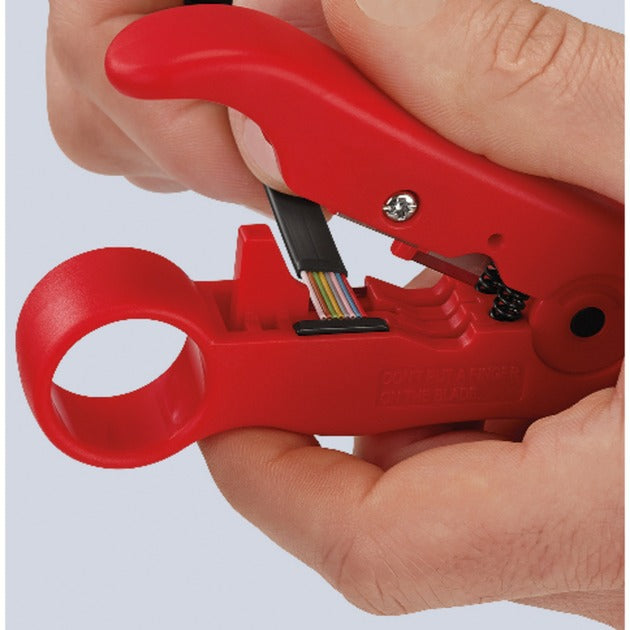 Load image into Gallery viewer, Knipex afstriptang voor coax- en datakabels 166006sb kabelstrip- ontmantelingsgereedschap
