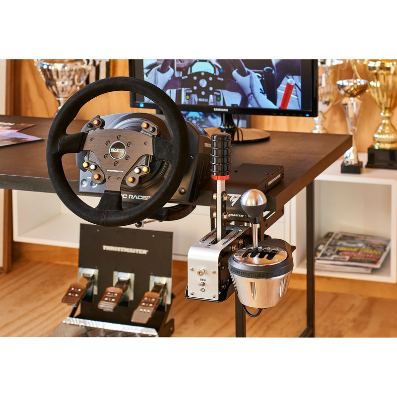 Load image into Gallery viewer, Thrustmaster tm racing clamp houder (zwart, voor tss handbrake th8a shifter)
