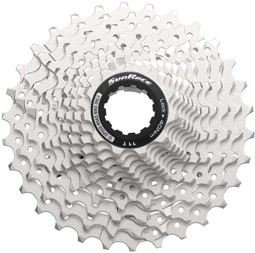 Superior sunrace cassette csrz800 12v 11-36t zilver rood
