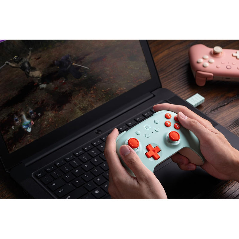 Load image into Gallery viewer, 8bitdo ultimate 2c wireless gamepad (mint oranje)

