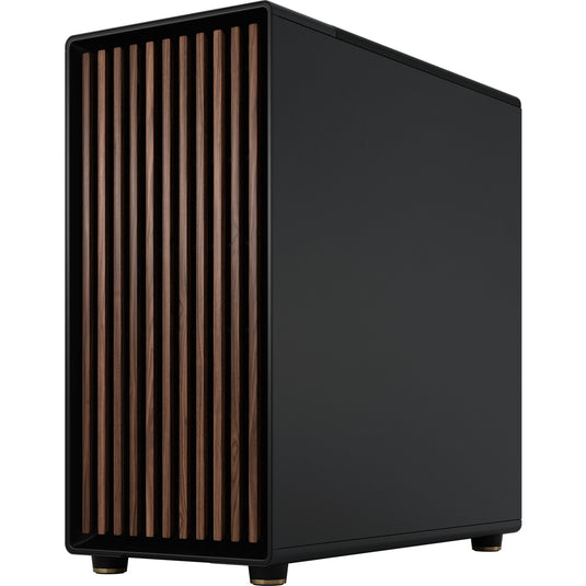 Fractal design north xl midi tower behuizing (zwart houtkleur | 2x usb-a | 1x usb-c | tempered glass)