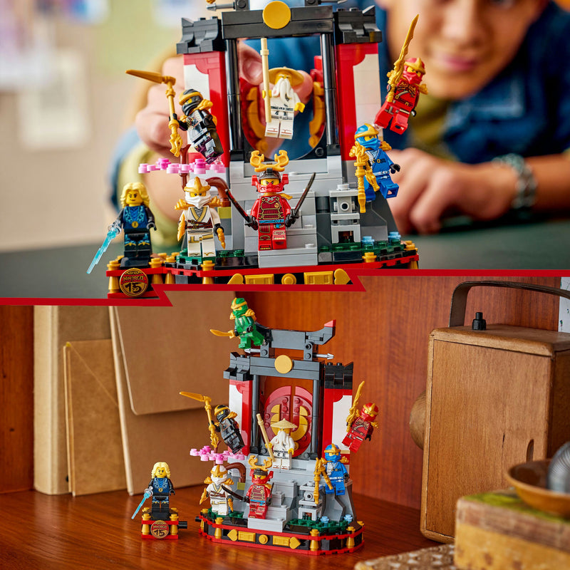 Load image into Gallery viewer, Lego ninjago 71866 15-jarig jubileum: display met ninjapersonages
