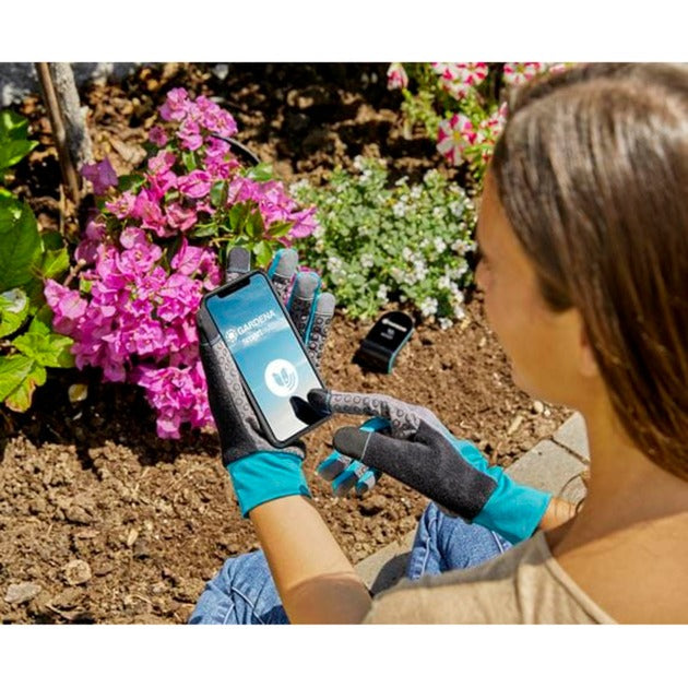 Load image into Gallery viewer, Gardena smart irrigation control sensor set besproeiingscomputer (grijs turquoise)
