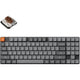 Keychron k13 max-h3, toetsenbord (zwart, us lay-out, gateron low profile 2.0 mechanical brown, 80%, rgb leds, low-profile double-shot pbt, hot swap, 2.4ghz | bluetooth 5.1 | usb-c)