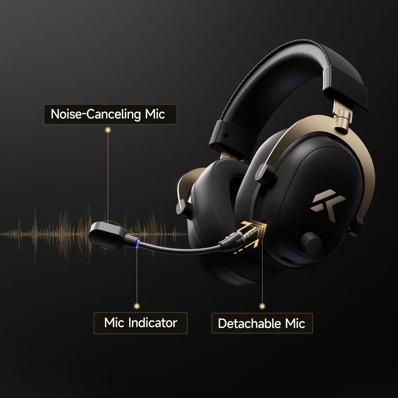 Load image into Gallery viewer, Mchose v9 turbo+ magnetic wireless over-ear gaming headset (rood, nintendo switch, playstation 4, playstation 5, mobiel, pc, 2.4g bluetooth usb)
