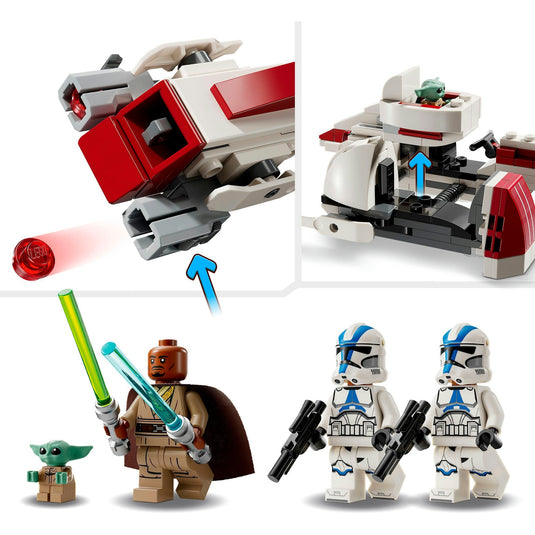 Lego star wars 75378 barc speeder ontsnapping