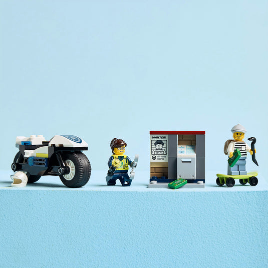 Lego city 60455 achtervolging op politiemotor