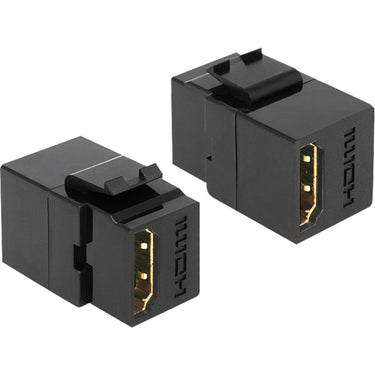 Delock keystone module hdmi female > hdmi female (zwart)