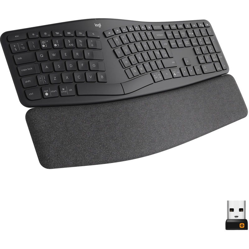 Load image into Gallery viewer, Logitech k860 ergo keyboard (zwart, 100%, bluetooth, us international iso)
