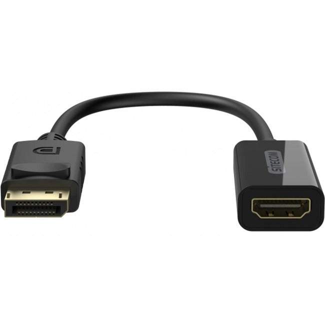 Load image into Gallery viewer, Sitecom displayport naar hdmi adapter (zwart)
