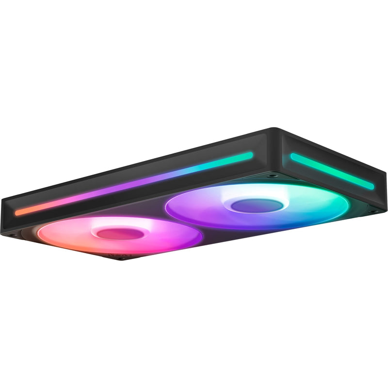Load image into Gallery viewer, Nzxt f240 rgb core case fans (zwart, 2 stuks, 240 x 120 x 26 mm)
