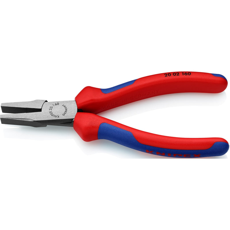 Load image into Gallery viewer, Knipex platbuigtang 20 02 160 grijptang (rood blauw)
