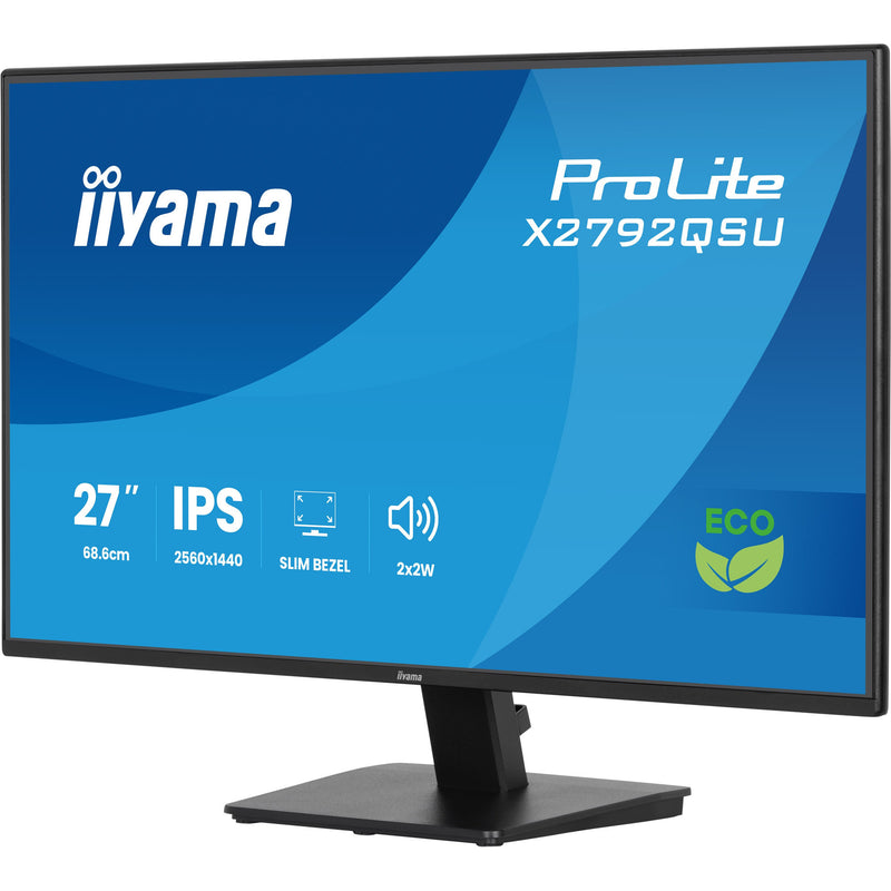 Load image into Gallery viewer, Iiyama prolite x2792qsu-b1 27 gaming monitor (zwart, hdmi, displayport, 2x usb-a, usb-b, 120 hz)
