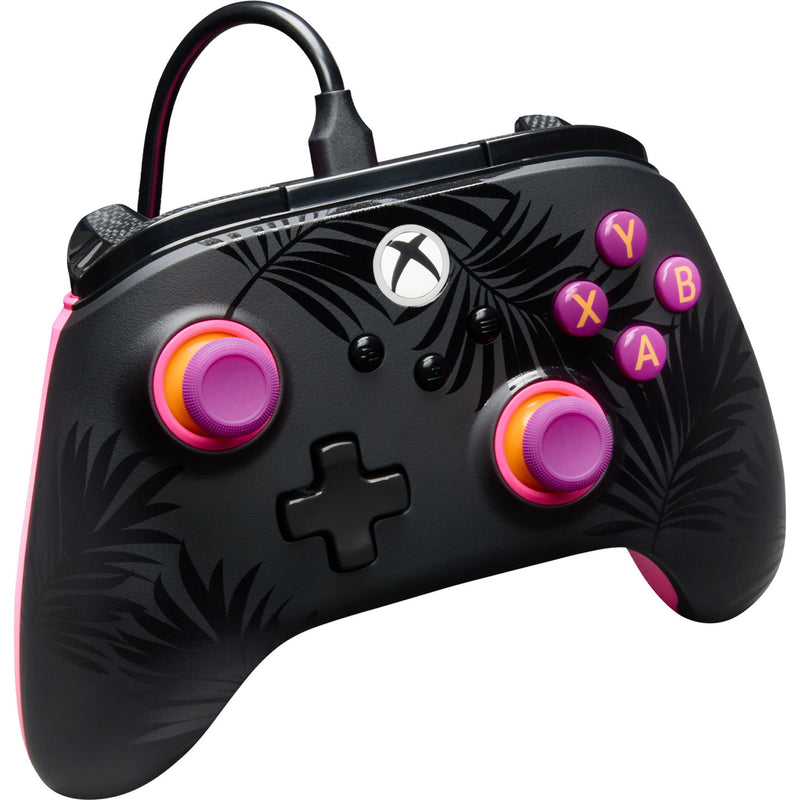 Load image into Gallery viewer, Powera advantage plus bedrade controller voor xbox series x|s - palmbomen in maanlicht (roze, xbox series x|s, xbox one, pc)
