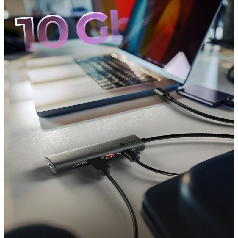 Load image into Gallery viewer, Icy box ib-hub1437-cpd usb-hub (zwart)
