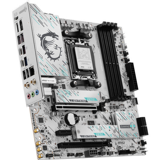 Msi b850m gaming plus wifi socket am5 moederbord (raid, 5gb-lan, wi-fi 7, bt, sound, matx)