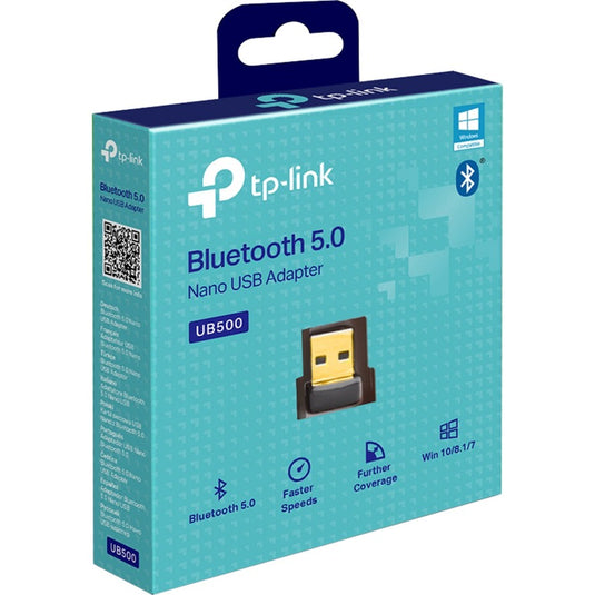 Tp-link bluetooth 5.0 nano usb adapter bluetooth adapter (zwart)