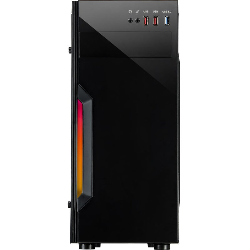 Load image into Gallery viewer, Inter-tech b-42 rgb midi tower behuizing (zwart | 3x usb-a | rgb | window)
