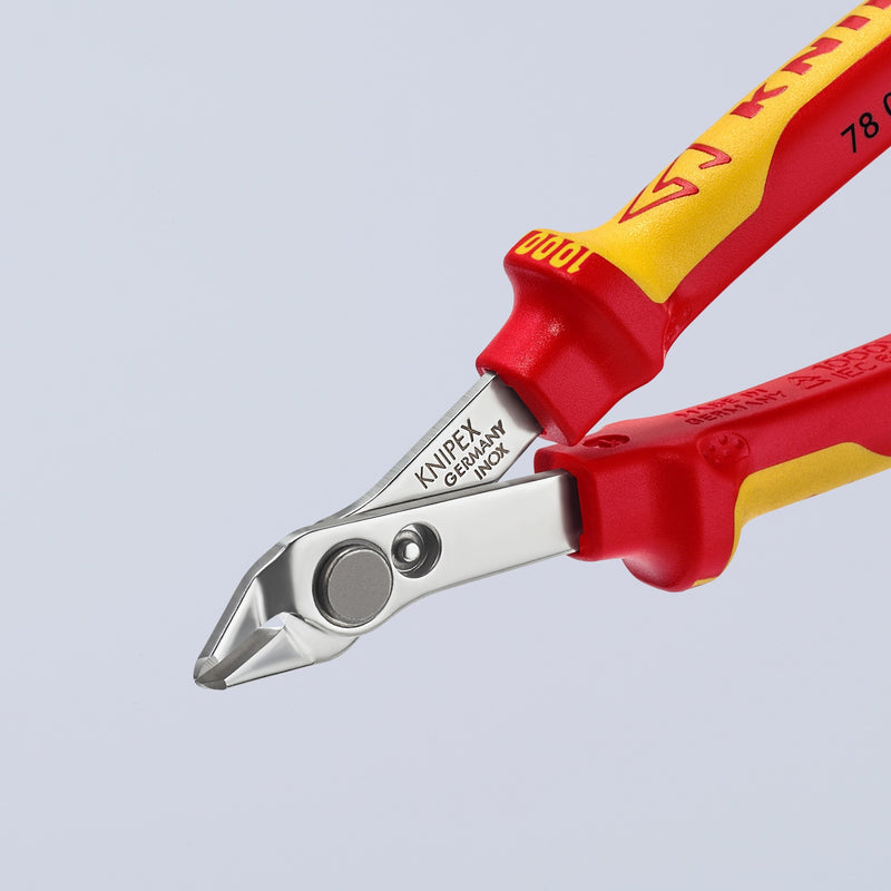 Load image into Gallery viewer, Knipex electronic super knips® vde 78 06 125 elektronica-tang (rood geel)

