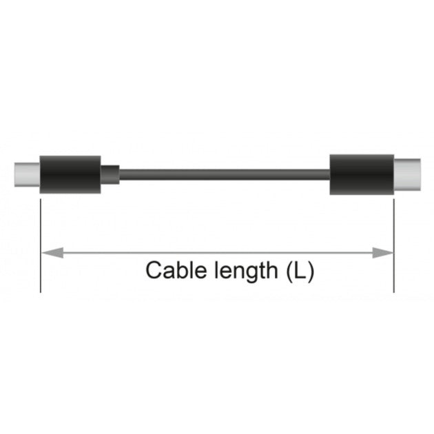 Load image into Gallery viewer, Delock mini displayport > displayport kabel (zwart, 1 meter, 8k 60 hz )

