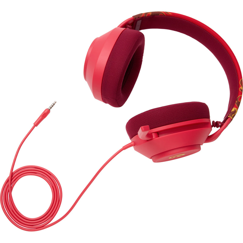 Load image into Gallery viewer, Powera lucidsound ls10x gen 2 bedrade gamingheadset voor xbox series x|s - rood vuur over-ear gaming headset (rood geel, xbox series x|s, xbox one, pc)
