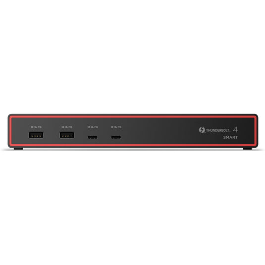 Lenovo thinkpad thunderbolt 4 smart dock gen2 7500 dockingstation (zwart)