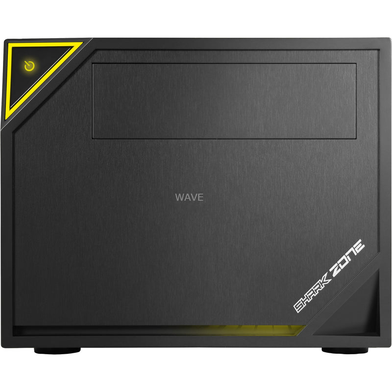 Load image into Gallery viewer, Sharkoon shark zone c10 mini tower behuizing (zwart | 2x usb-a)
