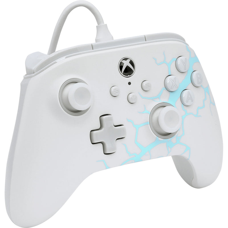 Load image into Gallery viewer, Powera advantage controller met kabel voor de xbox series x|s - poolijs (wit blauw, xbox series x|s, xbox one, pc)
