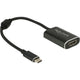 Delock usb-c naar hdmi adapter (donkergrijs, 4k 60hz)