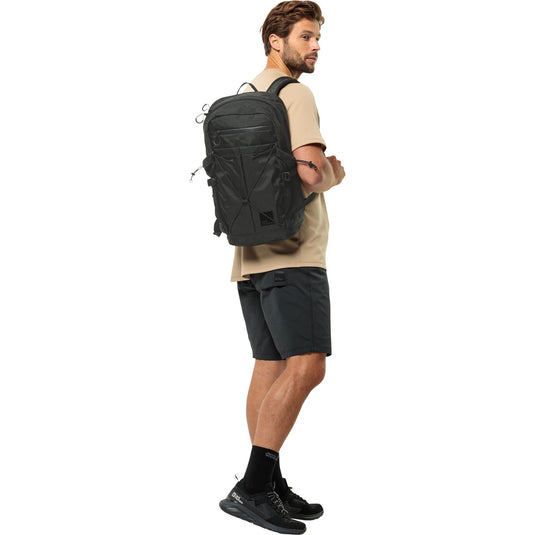 Jack wolfskin wandermood pack 20 rugzak (zwart, 20 liter)