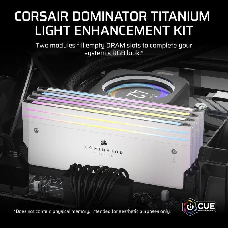 Load image into Gallery viewer, Corsair dominator titanium ddr5 lighting enhancement kit ledverlichting (wit, cmplekit2w)
