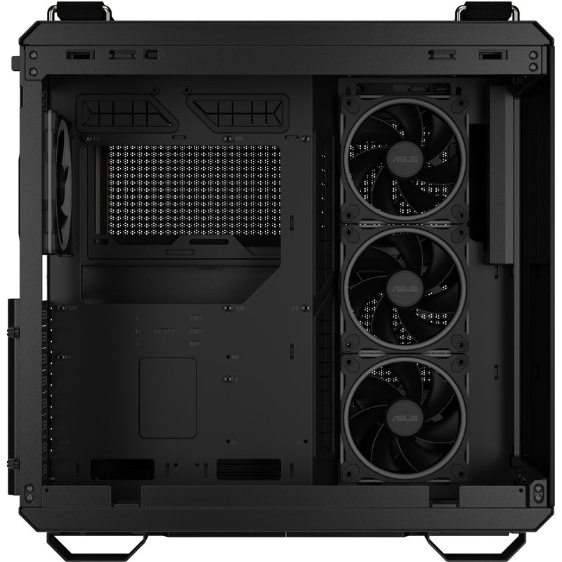 Load image into Gallery viewer, Asus tuf gaming gt502 horizon argb midi tower behuizing (zwart | 3x usb-a | 1x usb-c | tempered glass)
