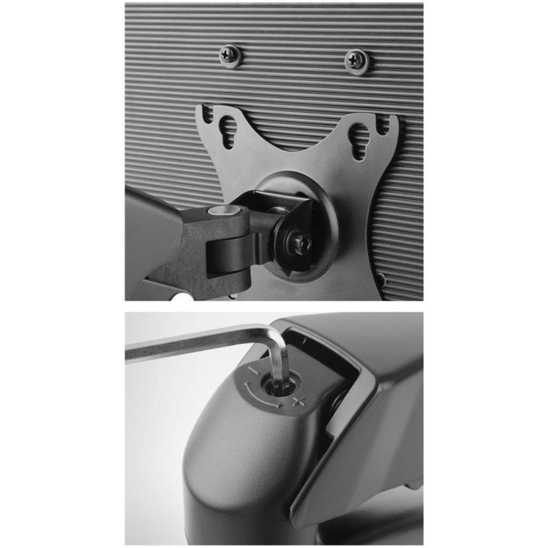 Load image into Gallery viewer, Act connectivity monitorarm office met gasveer, 1 scherm (zwart)
