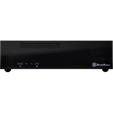 Silverstone sst-ml09b htpc behuizing (zwart | 2x usb-a)