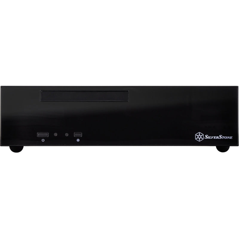 Load image into Gallery viewer, Silverstone sst-ml09b htpc behuizing (zwart | 2x usb-a)
