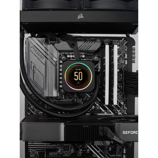Corsair vengeance rgb 32 gb ddr5-6000 (2x 16 gb) werkgeheugen (zwart, cmh32gx5m2d6000z38, xmp, expo)