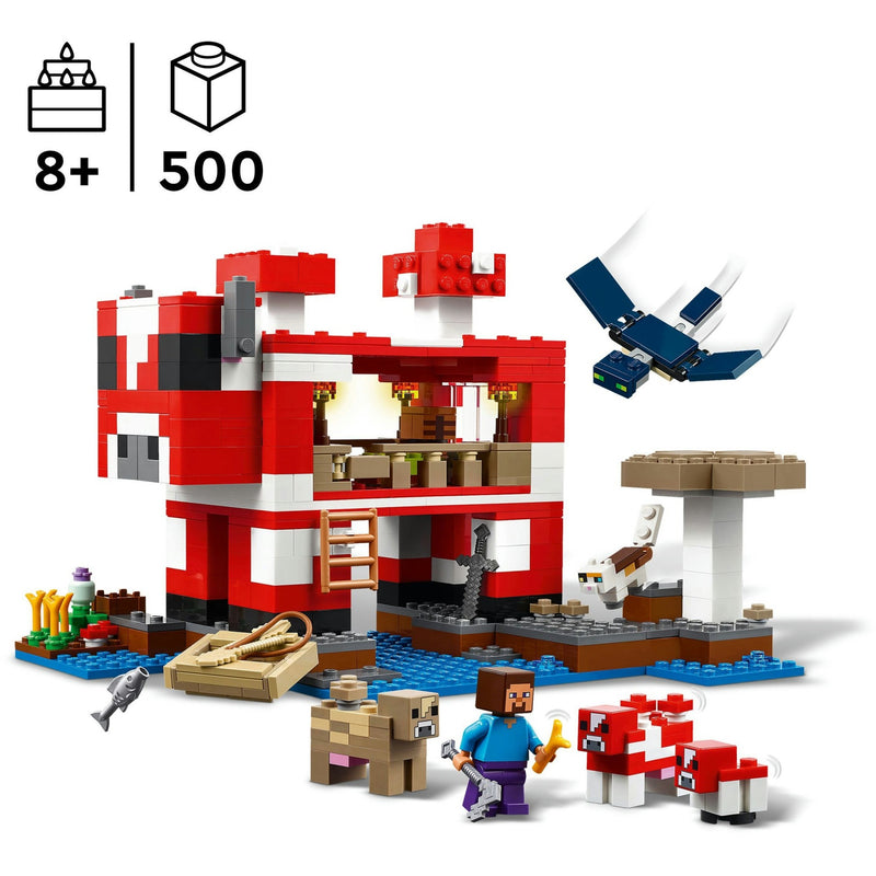 Load image into Gallery viewer, Lego minecraft 21270 het mooshroom huis
