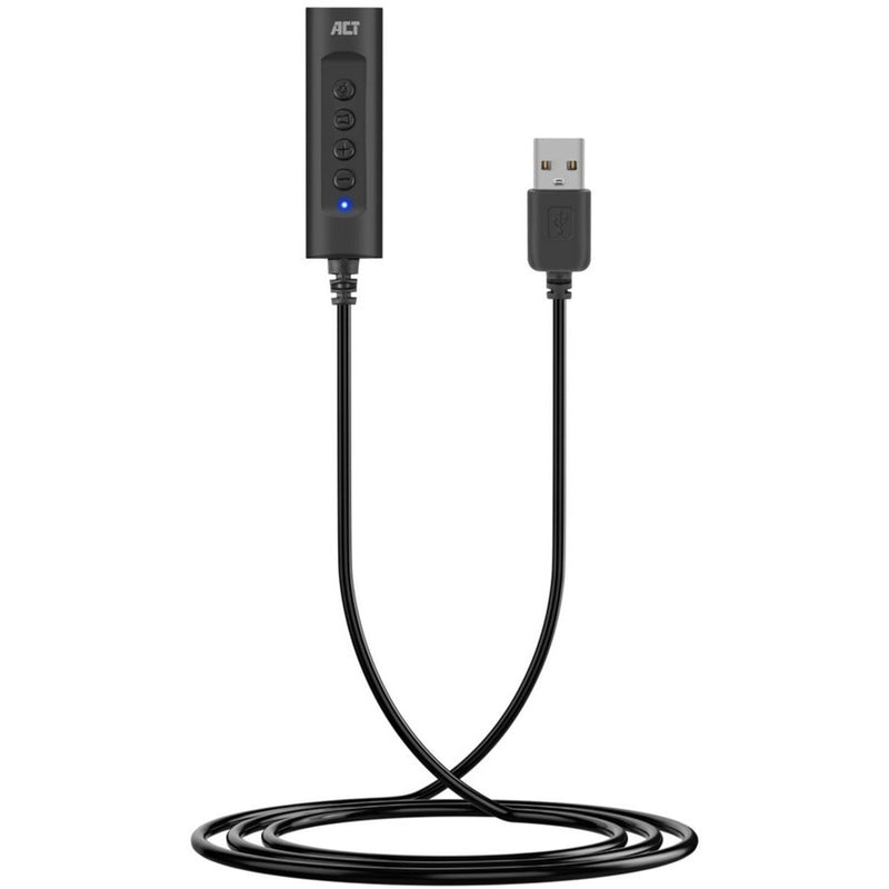 Load image into Gallery viewer, Act connectivity usb-a externe geluidskaart (zwart)
