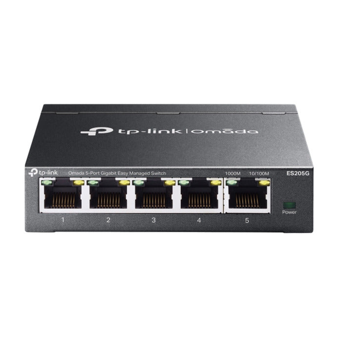 Load image into Gallery viewer, Tp-link omada es205g 5-poort gigabit easy managed switch (zwart)
