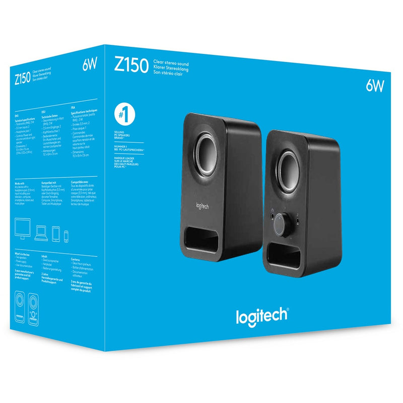 Load image into Gallery viewer, Logitech z150 multimedia speakers pc-luidspreker (zwart)
