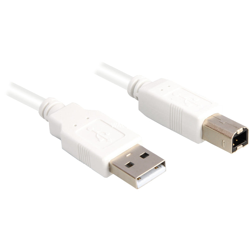 Load image into Gallery viewer, Sharkoon usb 2.0 kabel, usb-a > usb-b (wit, 0,5 meter)
