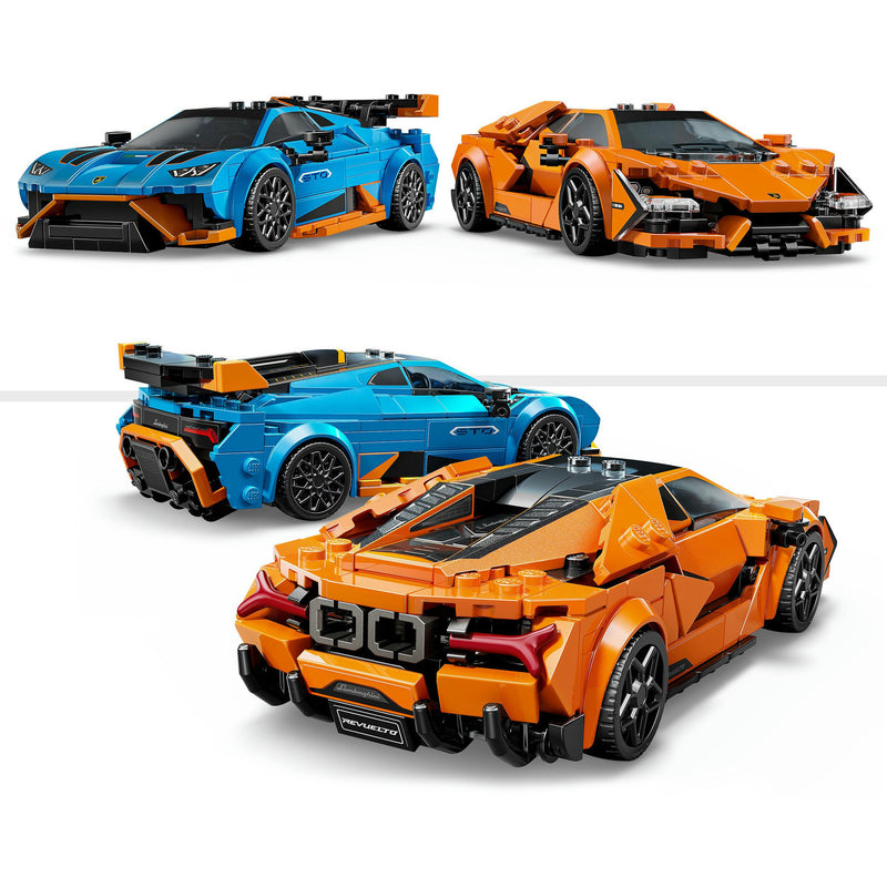 Load image into Gallery viewer, Lego speed champions 77238 lamborghini revuelto en huracan sto
