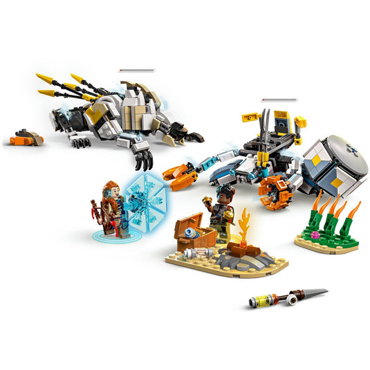 Lego horizon adventures - aloy en varl vs. shell-walker en sawtooth constructiespeelgoed (77037)